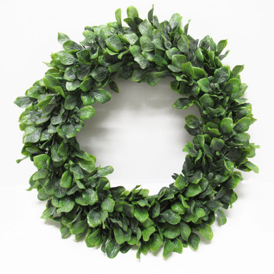 Artificial Lamb's Ear Leaf Wreath