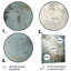 Minimalisme gris, surface lunaire 5 - Tachisme, art mural en métal-64687096