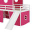 Lit mezzanine simple avec glissade et tour-434105428