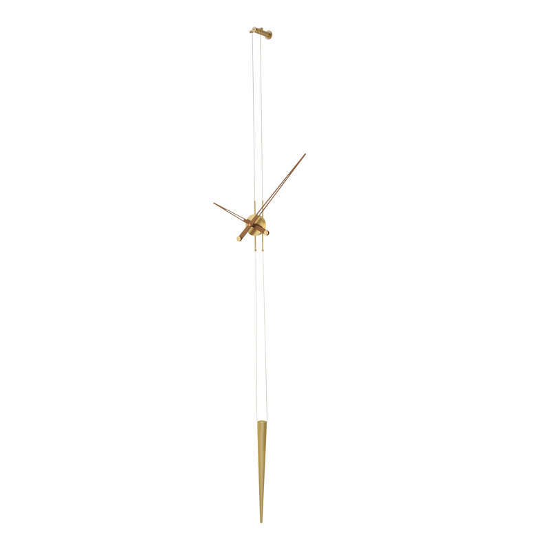 Pendulo Metal Wall Clock, Gold