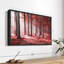Nature «Red Forest Sunlight Canvas Print»-101457503