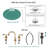 Widespread Bathroom Faucet With Pop Up Drain-111112344