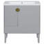 Meuble-lavabo simple 30 po avec lavabo gris