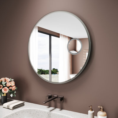 Iron Oval Mirror