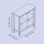 Rio 4 Cube Storage Organizer Bookcase-731150133