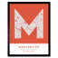 Manchester England United Kingdom City Map - Single Picture Frame Typography
