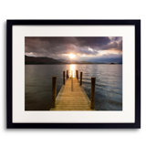 Lake District, Jetty, England Print by Frank Peters