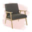 Méridienne en polyester de 27,25 po de largeur Albury-1943805496-2010497548