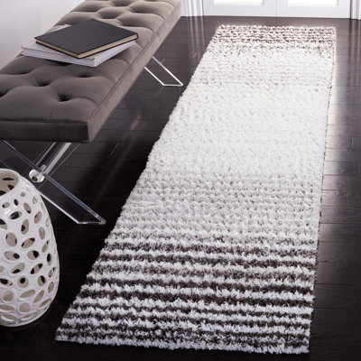 Berber Shag Performance Striped Rug