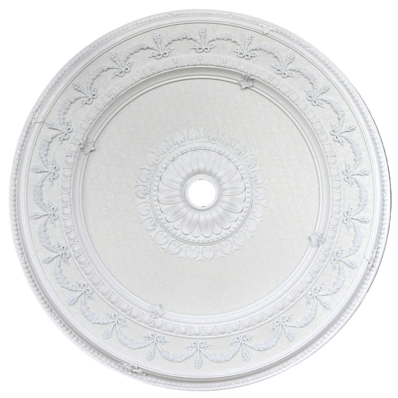 ART15-CQ-201 Médaillon de plafond rond, gris