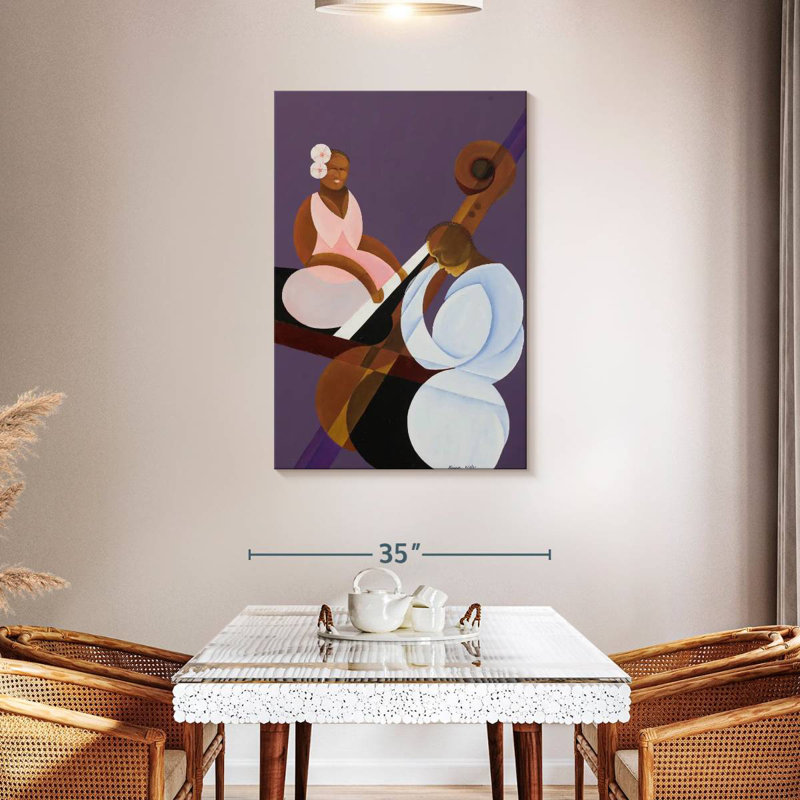 Abarca Lavender Jazz, 45" H x 30" W