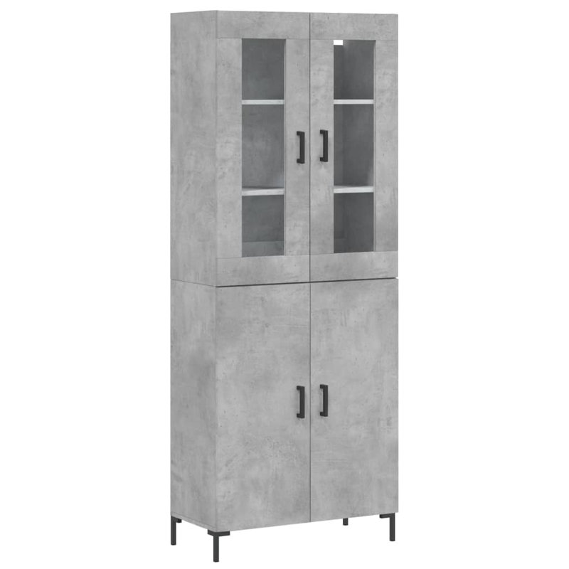 Milisav Display Cabinet, Concrete Grey