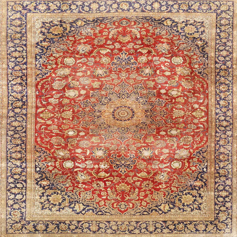Rouge/brun oriental/Tapis décoratif daanyal, Rectangle 5 pi x 7 pi