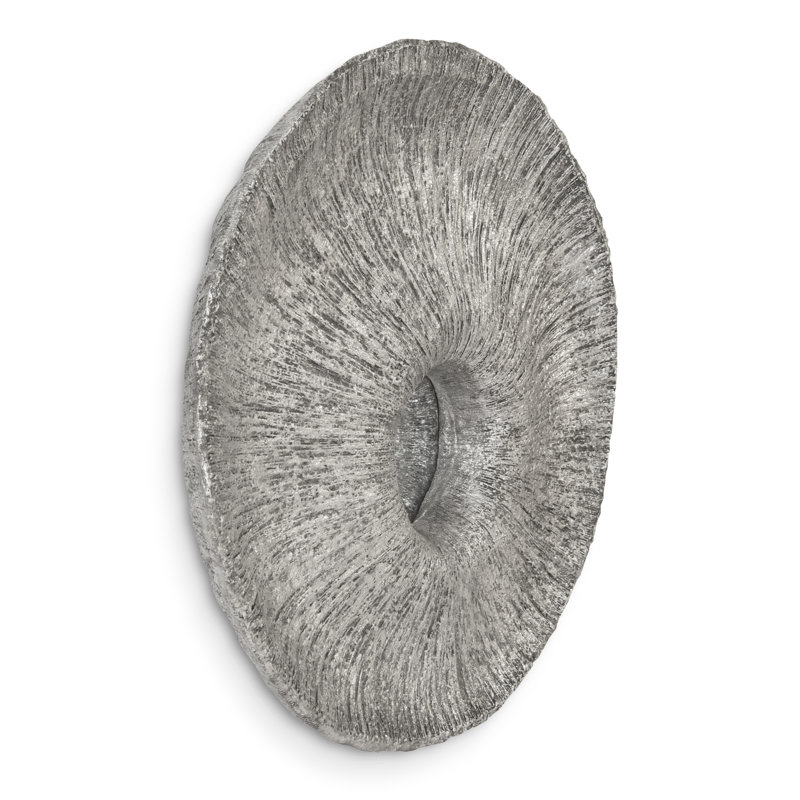 Dimensional Convergence Coastal Accent Mirror, Silver Leaf