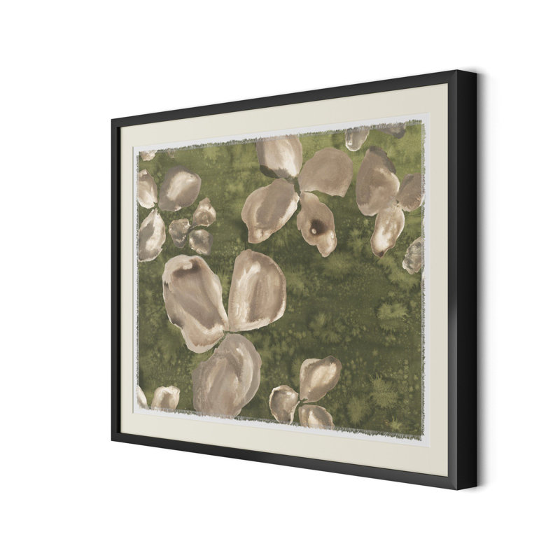 Sub Tropic Painting by Molly Franken, Black, 24" H x 18" W