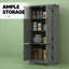 Armoire de rangement de cuisine Cadbury 48 po avec étagères-2028266089