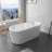 Caserta 59.1'' x 27.6'' Soaking Acrylic Bathtub