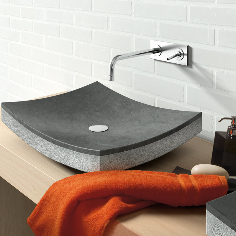 19.68'' L Bathroom Sink, Black