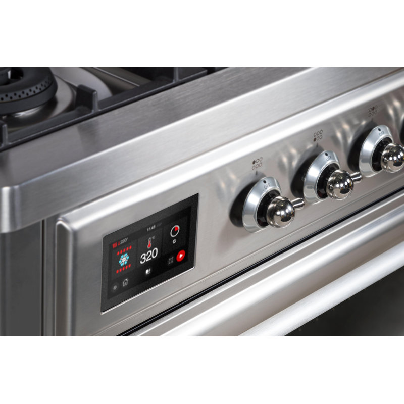 Majestic II Series 36" 3.5 cu ft. Freestanding Dual Fuel Range, Liquid Propane, Midnight Blue/Chrome