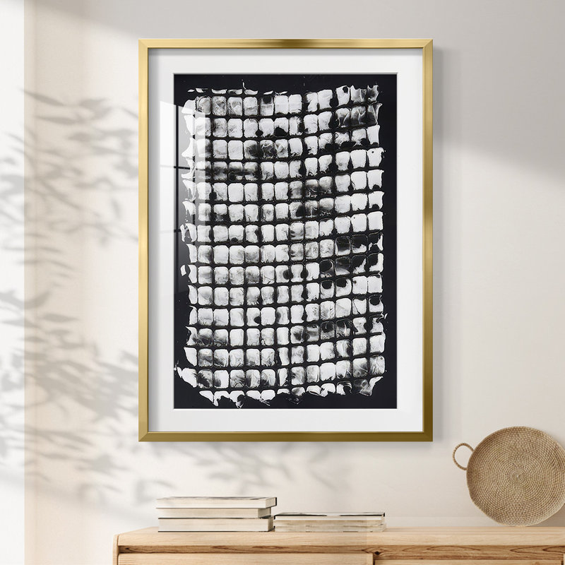 Printed Mercurial I -Framed Print, 28.5" H x 20.5" W, Gold