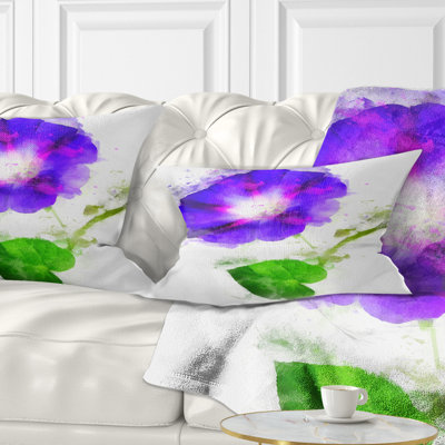 Coussin lombaire gentiana alpina floral