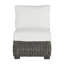 Fauteuil de chambre modulaire rustique tissé - gris ardoise-600847086-600847099-600847746