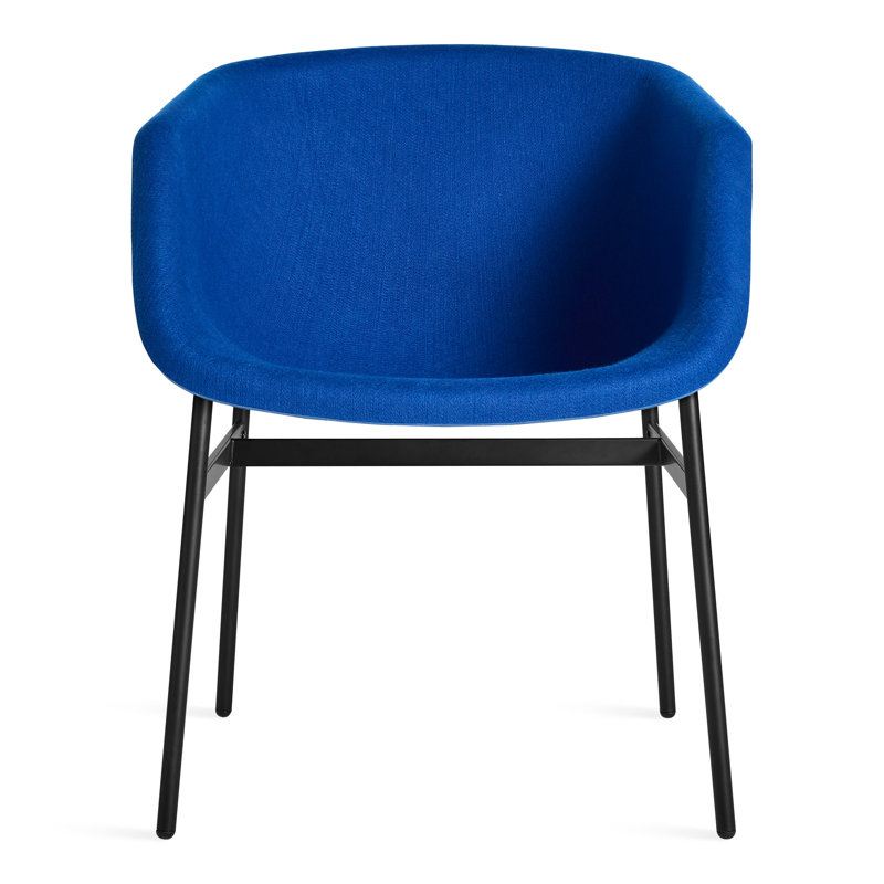 Past Life Upholstered Armchair, Black, Cobalt