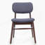 Chaises en tissu, ensemble de 2