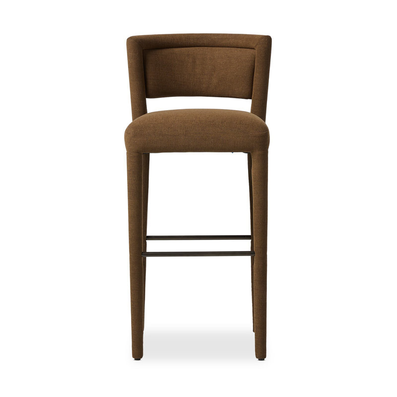 Beverly Stool-Crypton Wayfarer Snow-Bar, Counter Stool (27.5" Seat Height), Crypton Nomad Mushroom