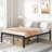 Hostivice Black Square Tube Metal Platform Bed with storage-724563822