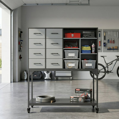 Garage Storage Cabinet With Wheels