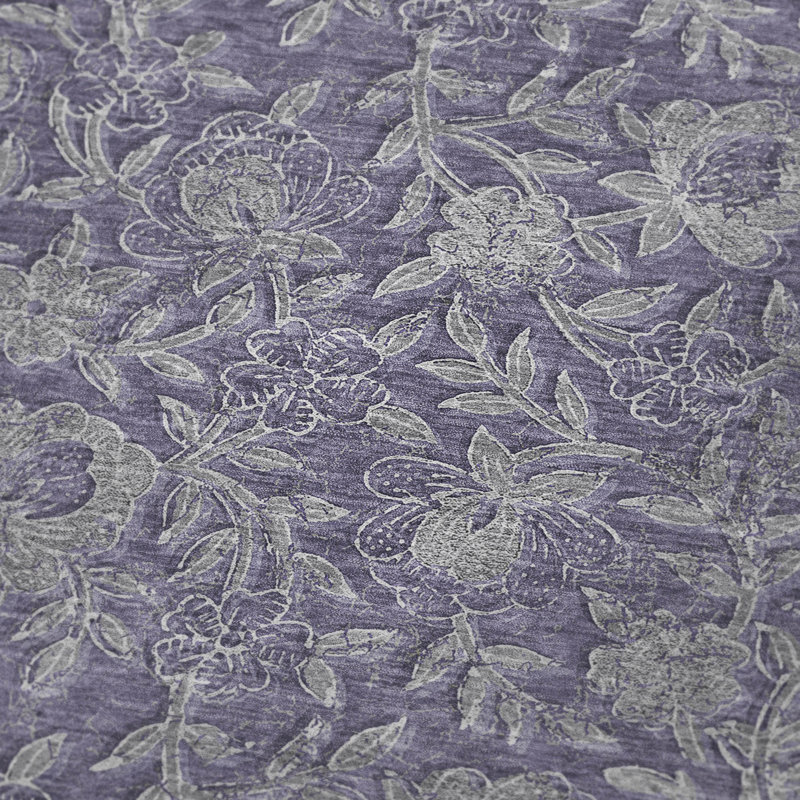 Jeté floral Sherpa ASB771 Addison, Eggplant Floral 2