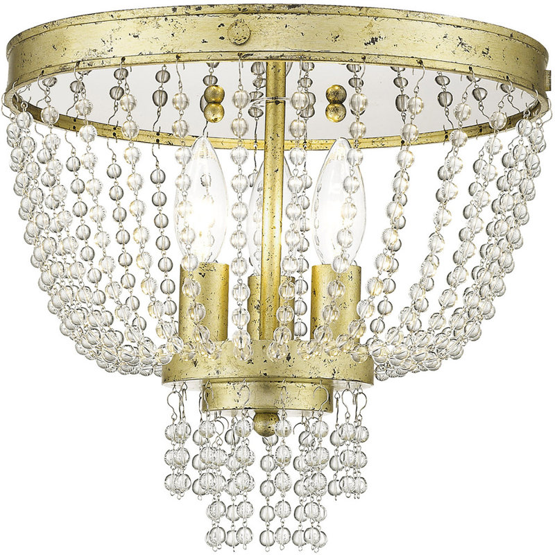 Cearra Crystal Flush Mount