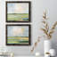 «Pastel Horizon I», ensemble de 2 peintures sur toile encadrées-741079378-741079382