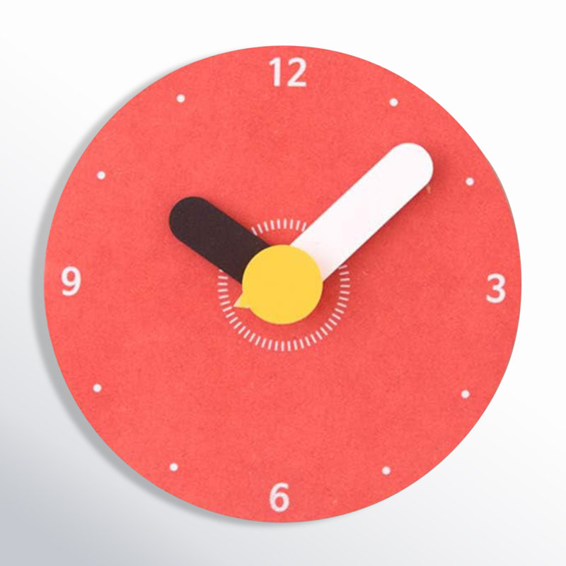 Horloge murale Jordi, Rouge