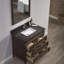 Ensemble de meuble-lavabo de salle de bain simple avec miroir 37 po Briese-27091322
