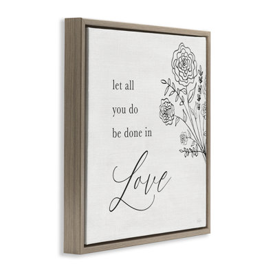 Sentiment d'amour floral