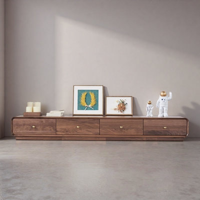 Simple Solid Wood TV Cabinet