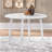 Demi-Lee Round Solid Wood Dining Table-1661722026