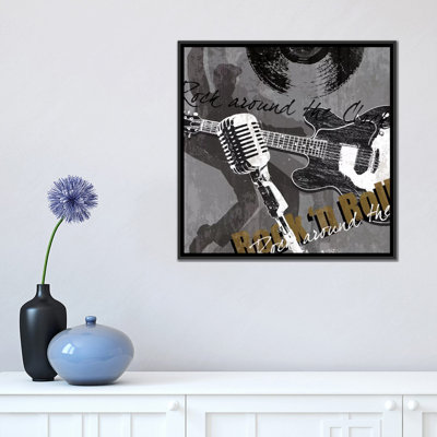 «Rock & Roll», reproduction d'impression sur toile tendue