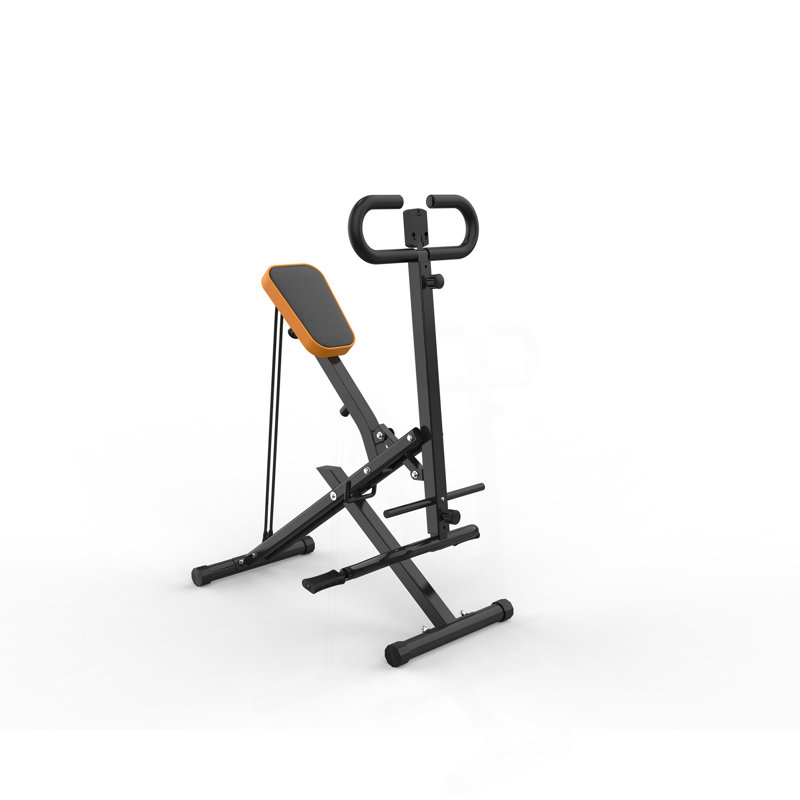 Machine de squat pour la maison, appareil d'entraînement pour les fessiers, pliable avec des bandes de résistance, pour les fessiers, les fesses, les abdos / les jambes, les hanches pour la gymnastique à la maison