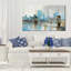 Teal City Shadows par - Peinture-537081536-537081537