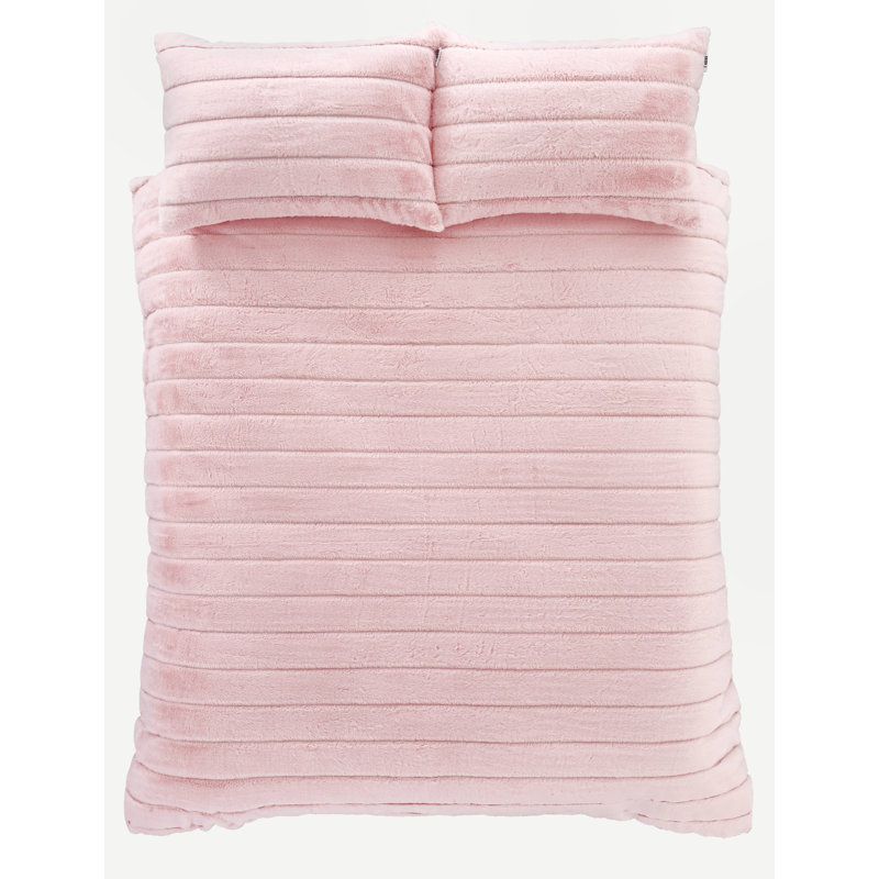 Hella Banded Bedding, King Duvet Cover + 2 Standard Pillowcases