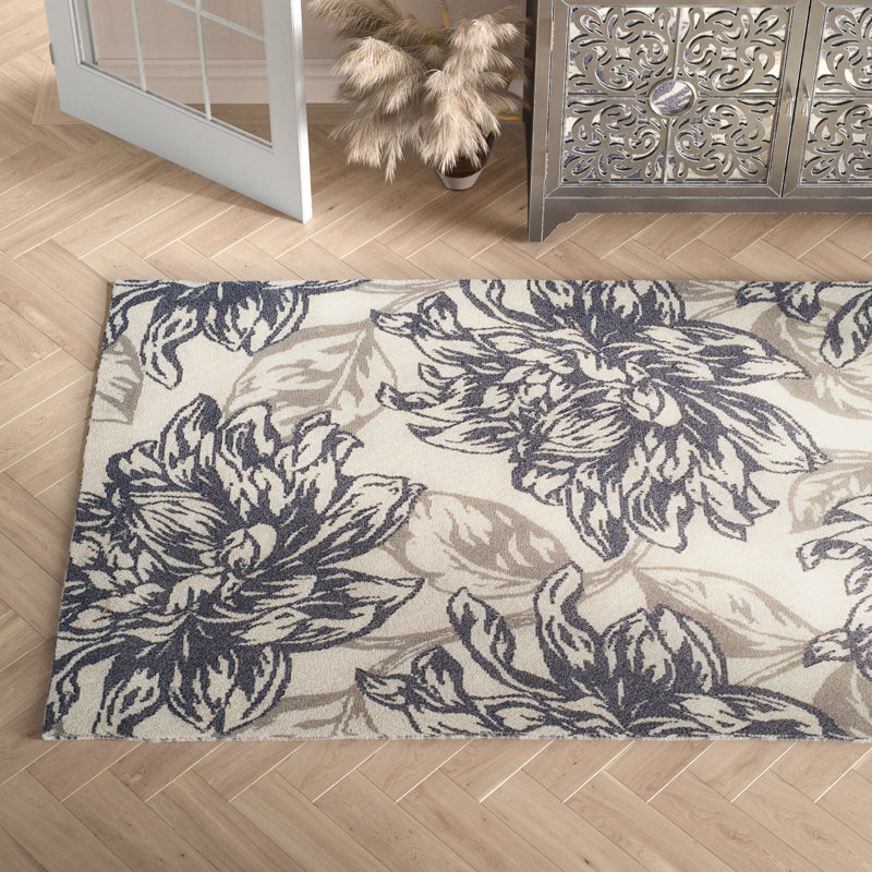 Tapis d'intérieur / extérieur gris Mandurah, Rectangle 8 pi x 10 pi