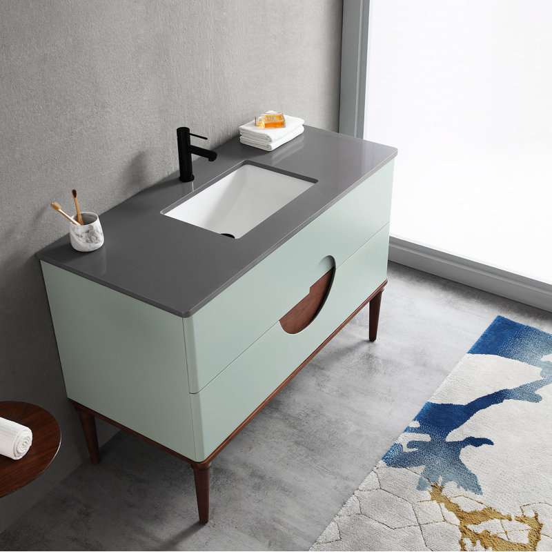 Burano 48'' W Vanity, Aloe Green