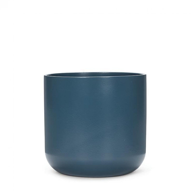 Jardinière classique, Bleu très foncé, H 5 po x l 5,5 po x P 5,5 po