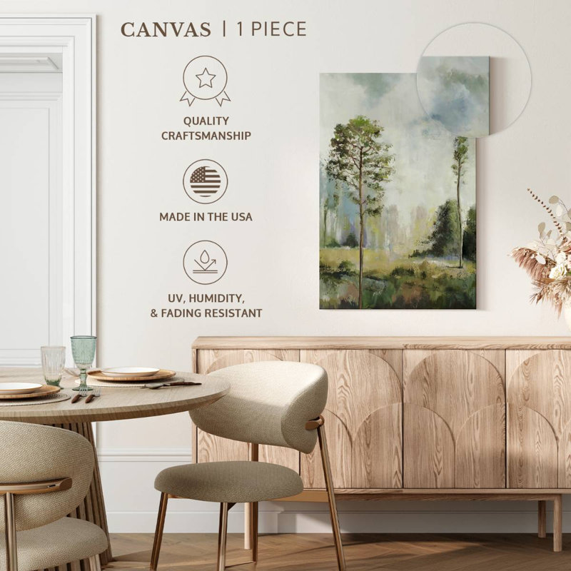 Harnek, grands arbres verts I, H 36 po x l 24 po