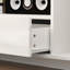 Meuble audio-vidéo moderne blanc pour la télévision