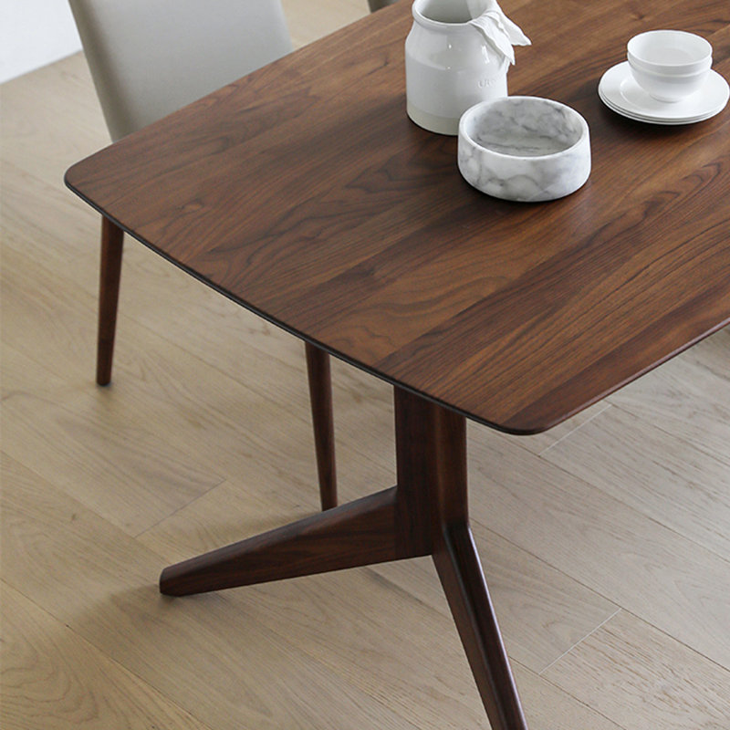 Simple style rectangular dining table, 29.53"H x 55.12"L x 31.5"W