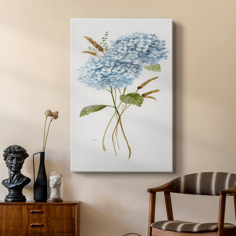 Petite hortensia bleue I - galerie Cavas sur mesure